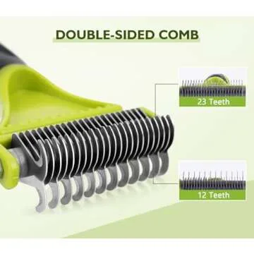Pecute Pet Dematting Tool - Effortless Grooming for Long-haired Pets