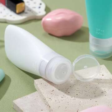 INSFIT Travel Bottles - TSA Approved 3oz Leak Proof Containers for Toiletries, BPA Free Refillable A...