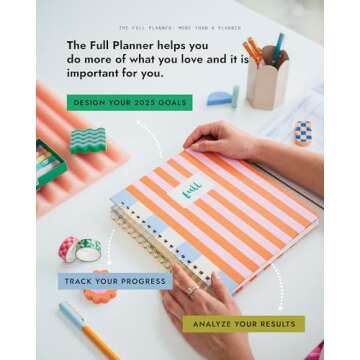 The Full Planner 2025 Special Edition - Goal Setting, Habit Tracking, Monthly & Weekly Planning