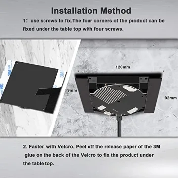 UUMAO Invisible Wireless Charger for Under Desk Use