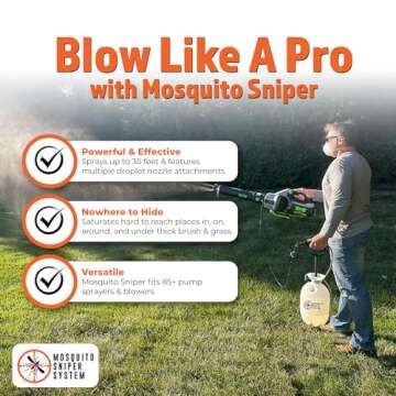 Pesticide Sprayer | Insecticide Sprayer and Mosquito Mister System | Pest Control System for Fleas, Ticks, and Mosquitos | Kit + Tank Sprayer