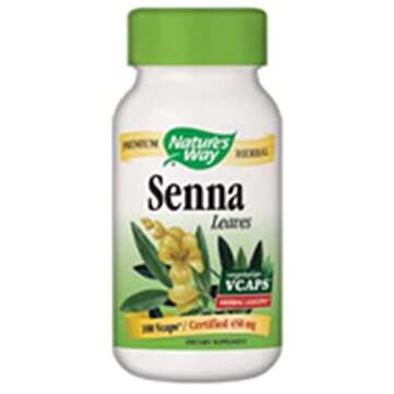 NATURE'S WAY SENNA LEAVES, 100 VCAP (Pack of 4) - Natural Digestive Support