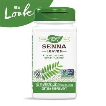 Nature's Way Senna Leaves for Digestive Health Pack of 4