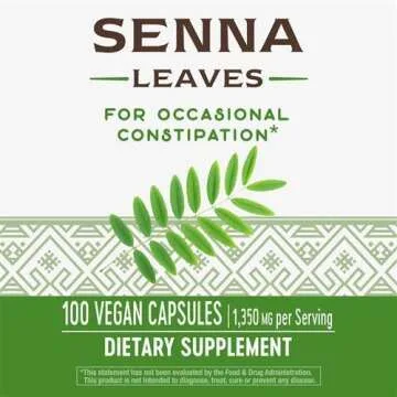 Nature's Way Senna Leaves for Digestive Health Pack of 4