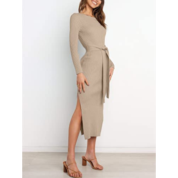 ANRABESS Womens Sweater Dress for Stylish Winter Looks