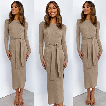 ANRABESS Womens Sweater Dress for Stylish Winter Looks