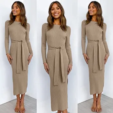 ANRABESS Womens Sweater Dress for Stylish Winter Looks