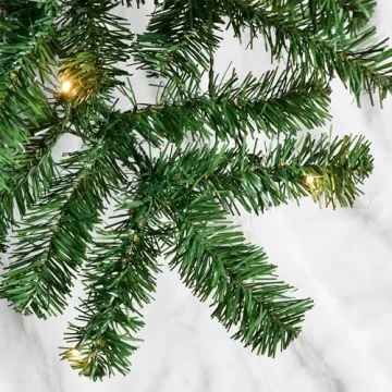 Pre-lit 4ft Christmas Tree - Mini Spruce with LED Lights