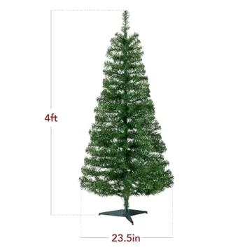 Pre-lit 4ft Christmas Tree - Mini Spruce with LED Lights