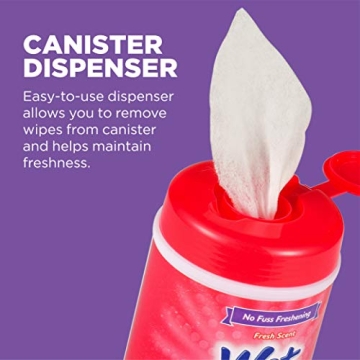 Wet Ones Cat Cleaning Wipes - Fresh & Aloe Vera 50 Count