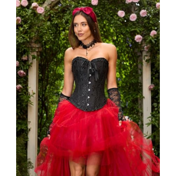 SZIVYSHI Corset Tops for Women, Bustier Shapewear Lingerie, Fashion Lace Waist Push Up Bodysuit Vest...