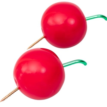 ban.do Cute Cherry Wall Hook for Decor and Organization