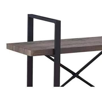 Stylish O&K FURNITURE Vintage Industrial Bookcase