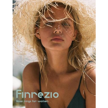 FINREZIO Surgical Steel 15PCS Nose Rings for All Styles