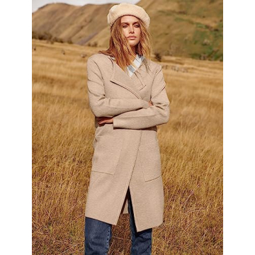 ANRABESS Women's Open Front Stylish Cardigan