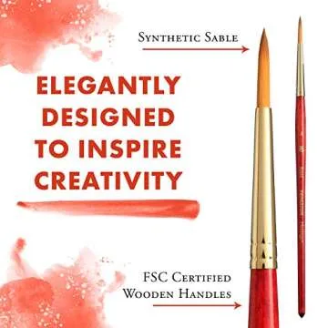 Princeton Heritage Series 4050 Round Synthetic Sable Watercolor Brush