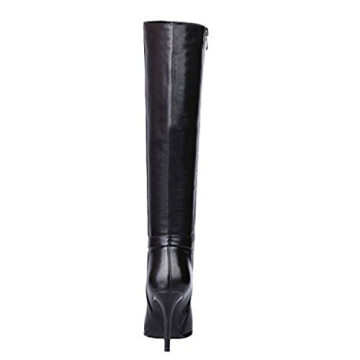 Dance&Style Women's Leather Boots - Knee High Comfort