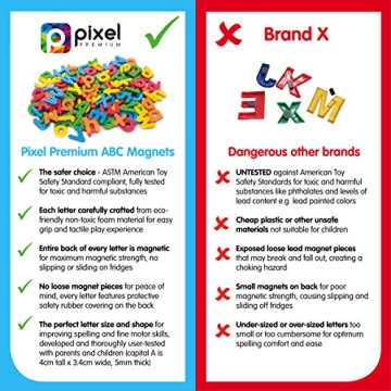 Shop Pixel Premium Magnetic Letters Set - Fun Learning Toy