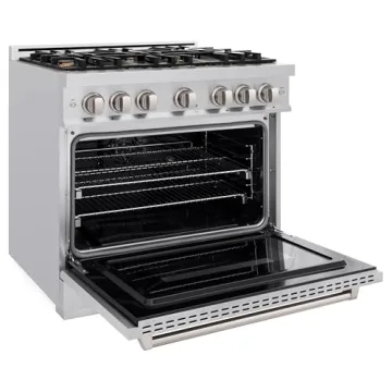 ZLINE Classic Dual Fuel Range with Brass Burners