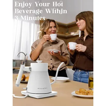 ECORELAX Gooseneck Electric Kettle for Coffee and Tea