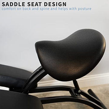 VIVO Saddle Seat Kneeling Chair - Ergonomic & Adjustable