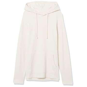 Amazon Essentials Men's Pullover Hoodie, Long-Sleeve Slub Thermal, Ivory, X-Large (Previously GoodThreads)