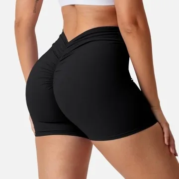 YEOREO Workout Shorts for Women - Butt Lifting Biker Fit