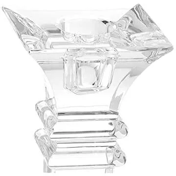 Marquis By Waterford Treviso Collection 6" Candle Sticks, Clear Crystalline