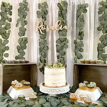 CEWOR Eucalyptus Garland Pack for Weddings and Home Decor
