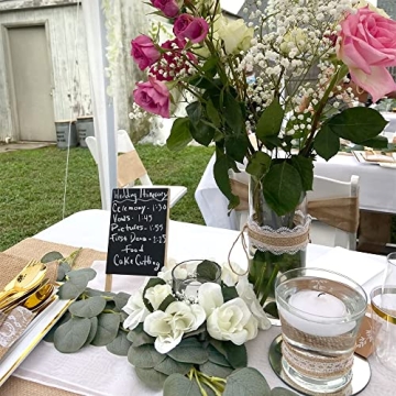 CEWOR Eucalyptus Garland Pack for Weddings and Home Decor