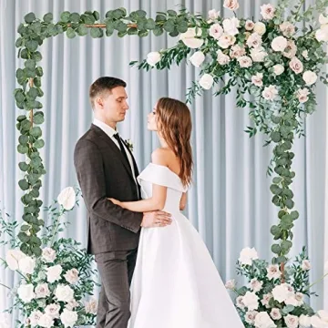 CEWOR Eucalyptus Garland Pack for Weddings and Home Decor