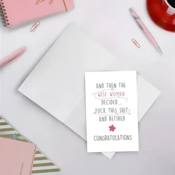 Funny Retirement Card for Women - SuperShunhu
