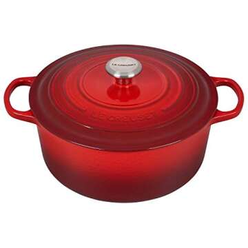Le Creuset 7.25 Qt Round Dutch Oven in Cerise