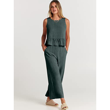 Chic ANRABESS Women Summer Outfit Two Piece Set - Perfect Fit!