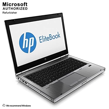 HP Elitebook 8470p 14 Inch Laptop, Intel Core i5 3320M 2.6G, 8G DDR3,240G SSD,DVD,Windows 10 Pro (Renewedd)