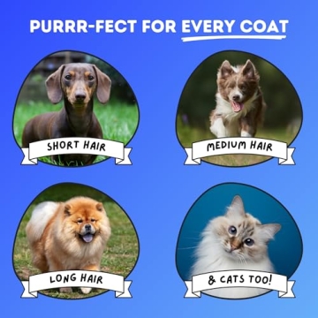 DakPets Deshedding Brush for Cats and Dogs - Reduces Shedding