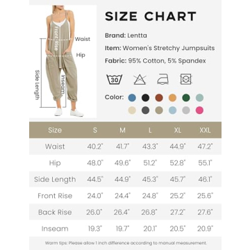 Chic Lentta Women's Casual Jumpsuit with Pockets