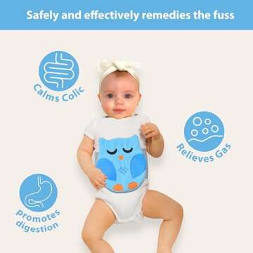 Bebon Baby Belly Hugger - Comfortable Heated Wrap for Colic Relief