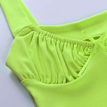 Abardsion Women's Sleeveless Strappy Basic Crop Tank Top for Women Summer