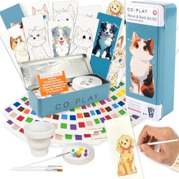 COIPLAY 648 Color Blocks Watercolor Paint Set - All-in-One Art Supplies for All Ages