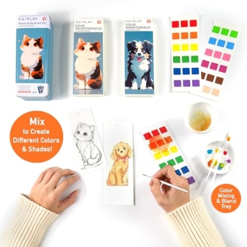 COIPLAY 648 Color Blocks Watercolor Paint Set for All Ages