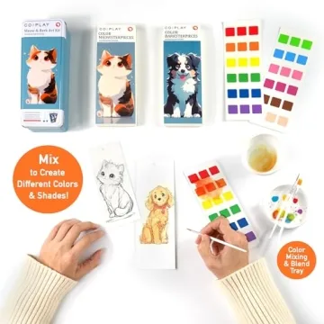 COIPLAY 648 Color Blocks Watercolor Paint Set for All Ages