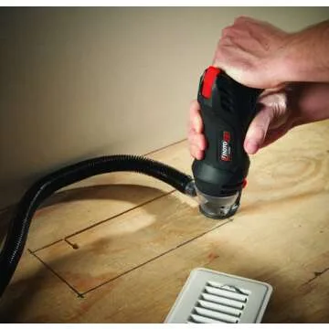 Rotozip SS355-10 5.5 Amp High Performance Spiral Saw Tool Kit with (3) Collects and (2) Bits, Compact & Lightweight - Ideal for Plunge Cuts, Freehand Cuts, and Cut-Outs