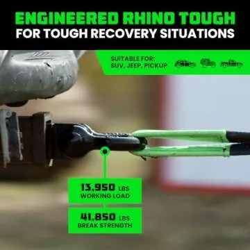 Rhino USA Shackle Hitch Receiver for Reliable Towing Accessories