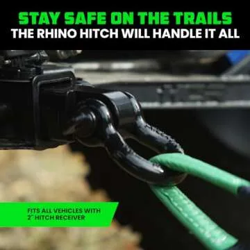 Rhino USA Shackle Hitch Receiver for Reliable Towing Accessories