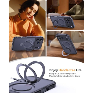 MOCCA iPhone 17 Pro Max Case with MagSafe & Kickstand