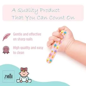 Gentle Baby Nail File - Safe Mini Emery Board for Kids
