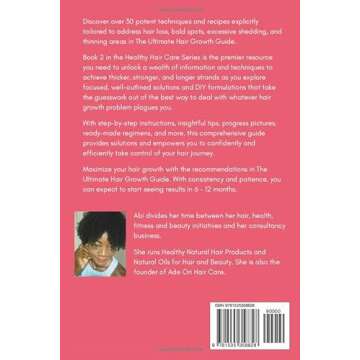 The Ultimate Hair Growth Guide: Recover from Hair Loss. Regrow Bald Spots. Fill in Thin Areas. (Healthy Hair Care Series)