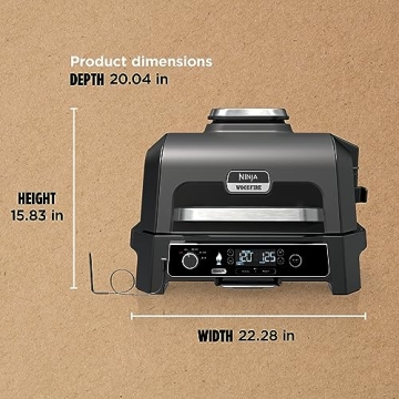 Ninja Woodfire Pro XL: 4-in-1 Outdoor Grill & Smoker