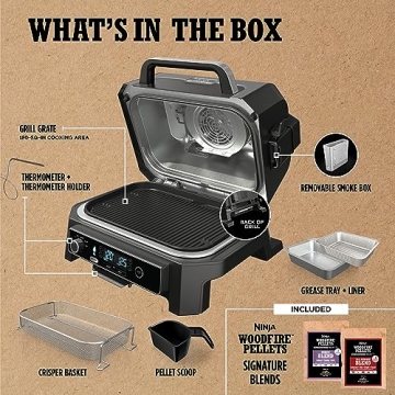 Ninja Woodfire Pro XL: 4-in-1 Outdoor Grill & Smoker